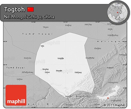 Gray Map of Togtoh