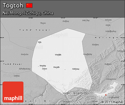 Gray Map of Togtoh