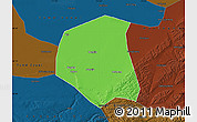 Political Map of Togtoh, darken