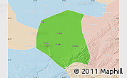 Political Map of Togtoh, lighten
