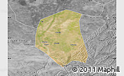 Satellite Map of Togtoh, desaturated