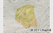 Satellite Map of Togtoh, lighten, semi-desaturated