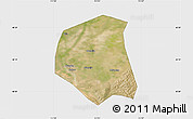 Satellite Map of Togtoh, single color outside