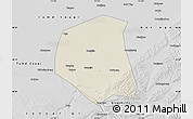 Shaded Relief Map of Togtoh, desaturated