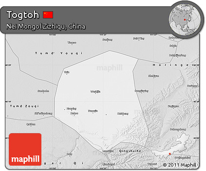 Silver Style Map of Togtoh