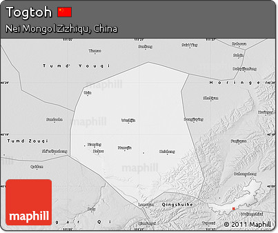 Silver Style Map of Togtoh