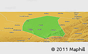 Political Panoramic Map of Togtoh, physical outside