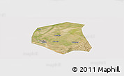 Satellite Panoramic Map of Togtoh, cropped outside