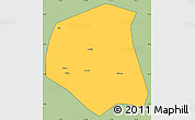 Savanna Style Simple Map of Togtoh, cropped outside