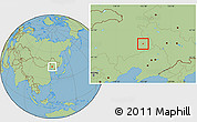 Savanna Style Location Map of Tongliao Shi