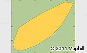 Savanna Style Simple Map of Tongliao Shi, cropped outside