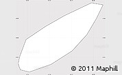 Silver Style Simple Map of Tongliao Shi, cropped outside