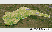 Satellite 3D Map of Tongliao, darken