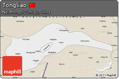 Classic Style Map of Tongliao