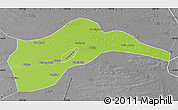 Physical Map of Tongliao, desaturated