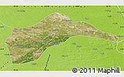 Satellite Map of Tongliao, physical outside