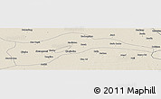 Shaded Relief Panoramic Map of Tongliao