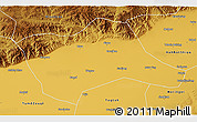 Physical 3D Map of Tumd Youqi