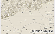 Shaded Relief Map of Tumd Youqi