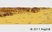 Physical Panoramic Map of Tumd Youqi