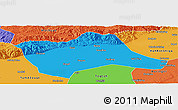 Political Panoramic Map of Tumd Youqi