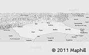 Silver Style Panoramic Map of Tumd Youqi