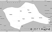 Gray Simple Map of Tumd Youqi