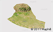 Satellite 3D Map of Tumd Zouqi, cropped outside