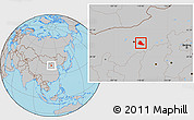 Gray Location Map of Tumd Zouqi