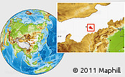 Physical Location Map of Tumd Zouqi, highlighted parent region