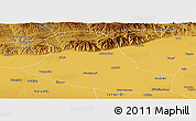 Physical Panoramic Map of Tumd Zouqi