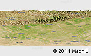 Satellite Panoramic Map of Tumd Zouqi