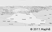 Silver Style Panoramic Map of Tumd Zouqi