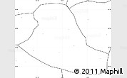 Blank Simple Map of Tumd Zouqi, no labels