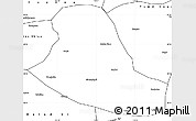 Blank Simple Map of Tumd Zouqi
