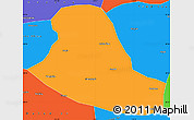 Political Simple Map of Tumd Zouqi