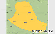 Savanna Style Simple Map of Tumd Zouqi