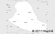 Silver Style Simple Map of Tumd Zouqi