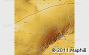 Physical Map of Urad Houqi