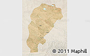 Satellite 3D Map of Uxin Qi, lighten