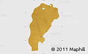Physical Map of Uxin Qi, cropped outside
