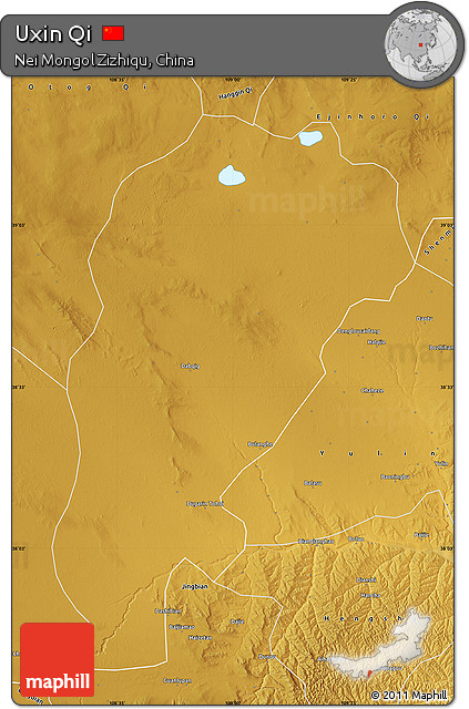 Physical Map of Uxin Qi