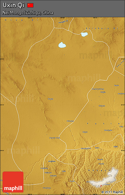 Physical Map of Uxin Qi