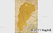 Physical Map of Uxin Qi, satellite outside