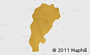 Physical Map of Uxin Qi, single color outside