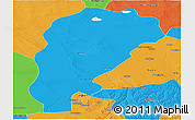 Political Panoramic Map of Uxin Qi