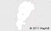 Silver Style Simple Map of Uxin Qi, cropped outside