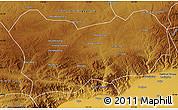 Physical Map of Wuchuan