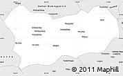 Silver Style Simple Map of Wuchuan