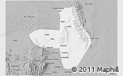 Gray 3D Map of Wuhai Shi